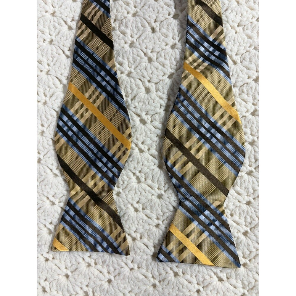 Vintage John W. Nordstrom Bow Tie Men's Adjustable 13-3/4 To 18 Multicolor Plaid